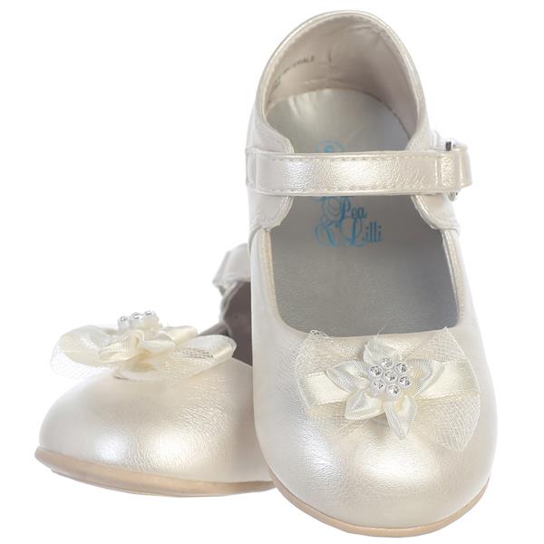 Baby girl ivory dress best sale shoes